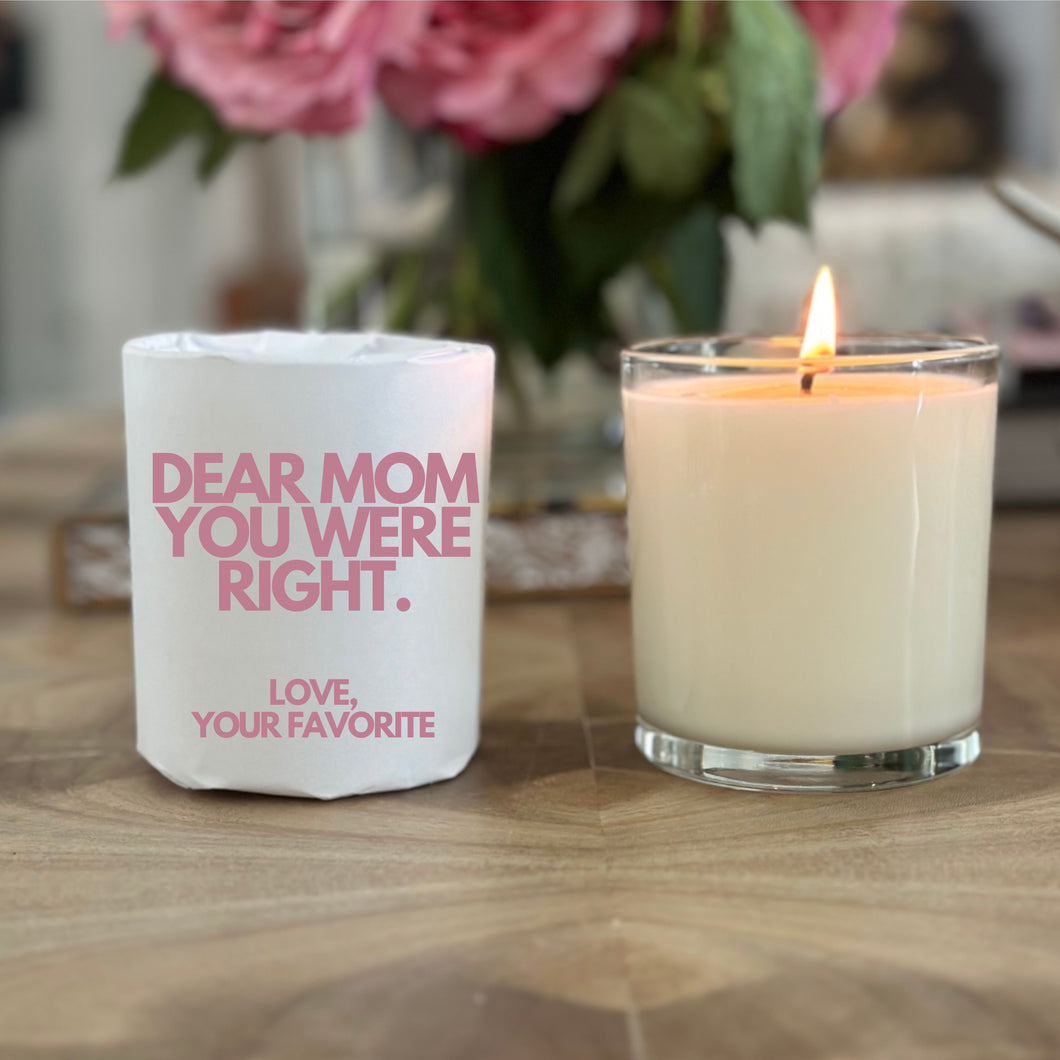 DEAR MOM Soy Candle