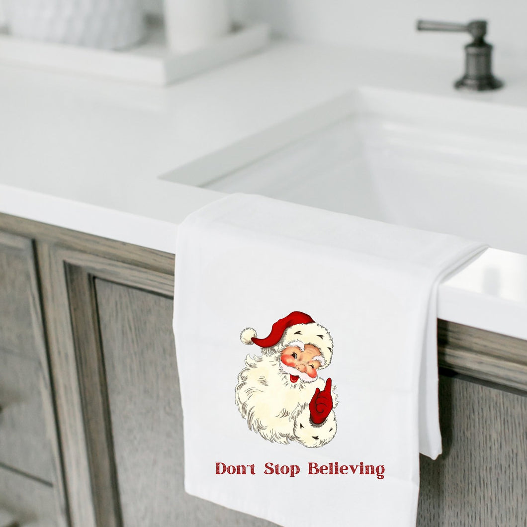 Tea Towel - Don't Stop Believing.