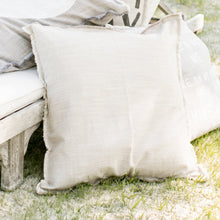 Load image into Gallery viewer, Linen Pillow Cover - 26&quot; Grey or Flax
