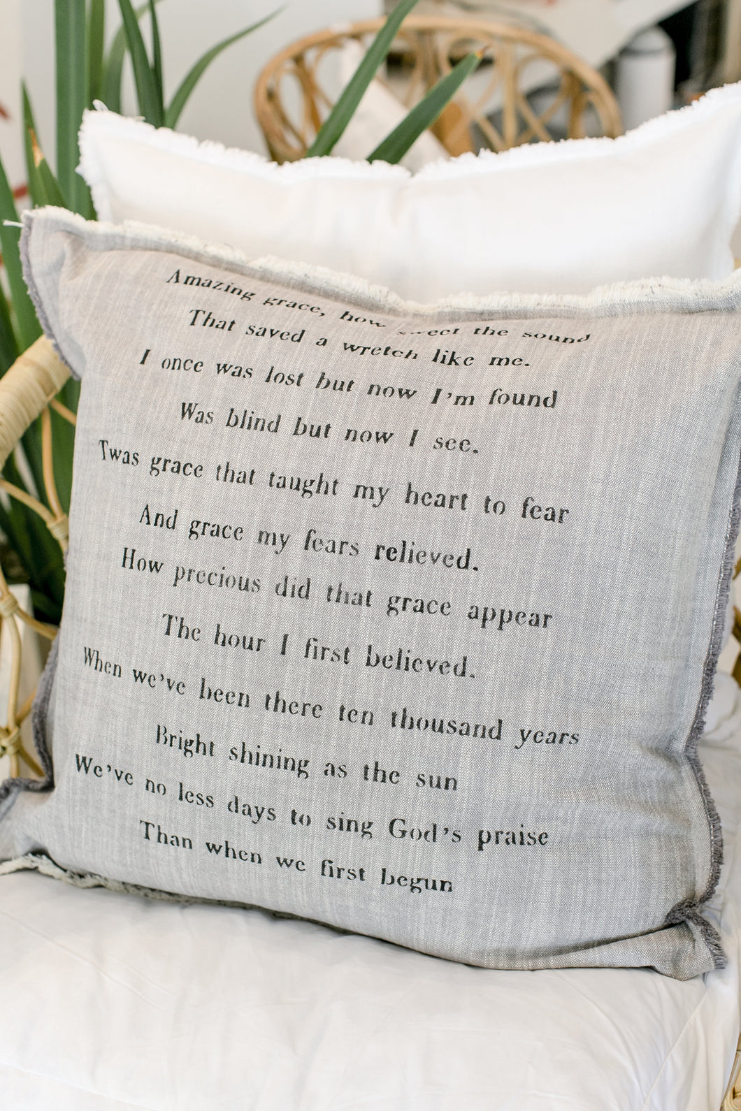 AMAZING GRACE PILLOW