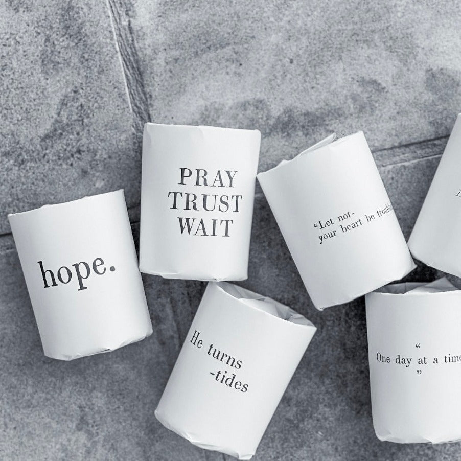 Pray Trust Wait Soy Candle